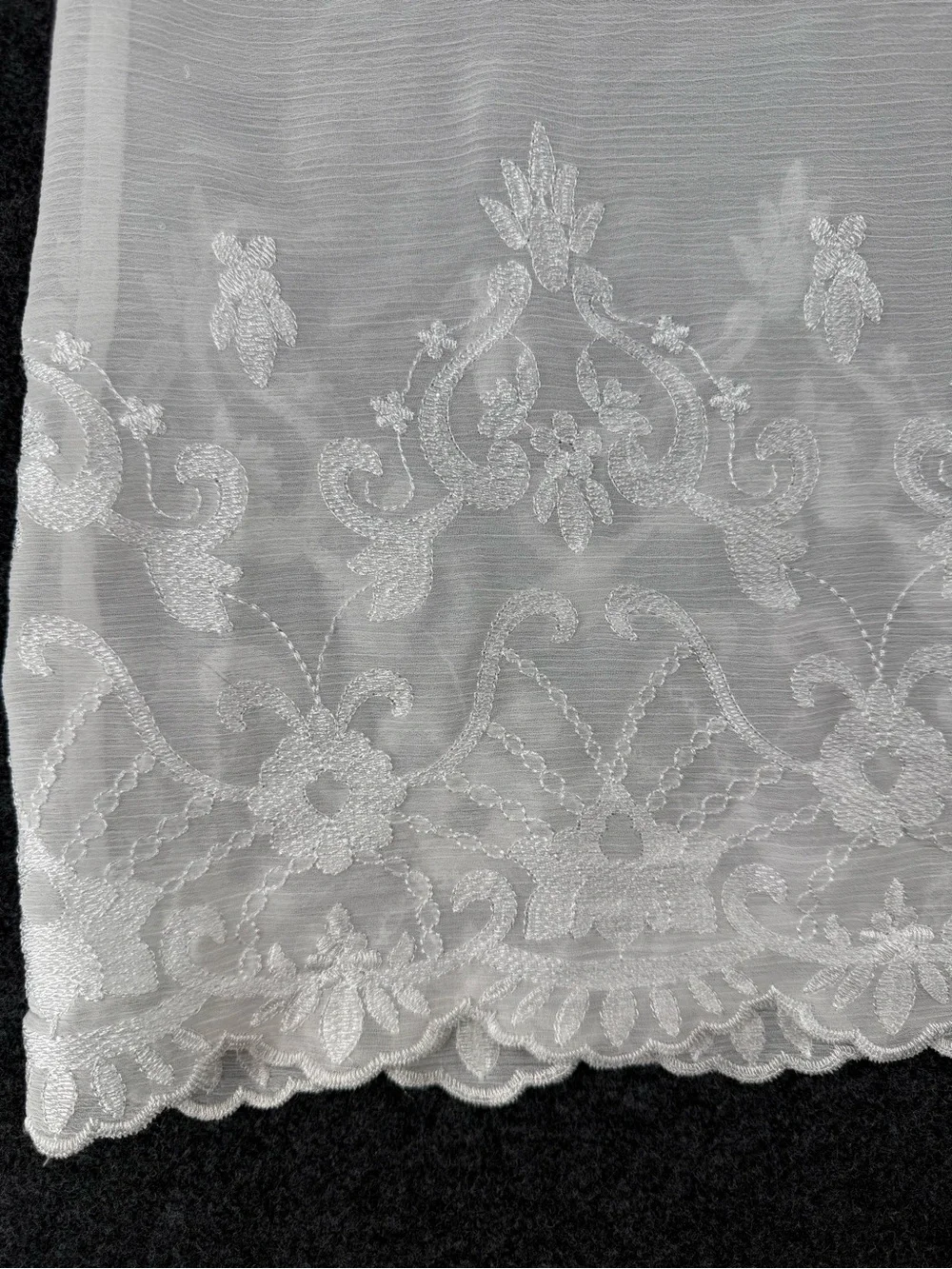 Candie's White Lined Maxi Slip - Picture 2 of 5